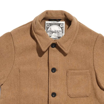Veste en laine Burel CAMEL Le Laboureur