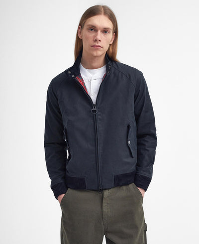Barbour X Baracuta G9 Porton Wax Jacket Navy
