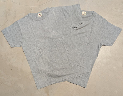 Pack 2 T Shirt Samuraï Jeans Tubulaire Gris Chiné