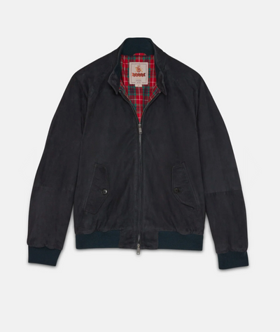 Baracuta G9 Harrington Winter  Suède Navy