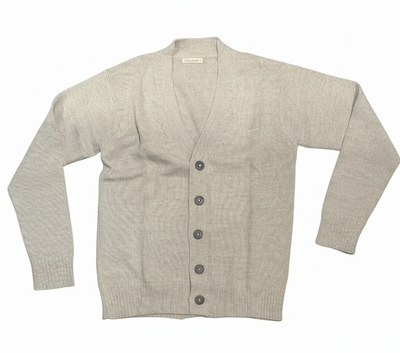 Chicama Gilet 5 boutons en Alpaga Brouillard