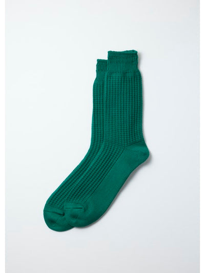 Chaussettes ROTOTO Waffle R1110 GREEN