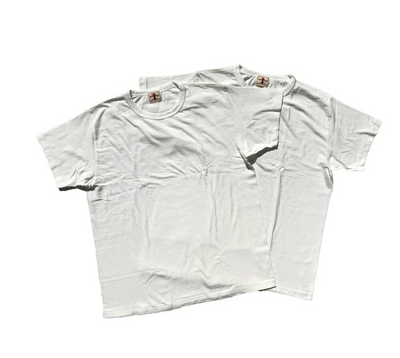 Pack 2 T Shirt Samuraï Jeans Tubulaire blanc
